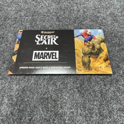 MTG Secret Lair Spider-Man: Daily Bugle Breaking News Foil, Worn Packaging - Image 1