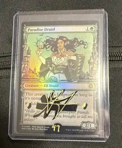 Paradise Druid (Showcase) Special Guests Foil Artist Proof - Image 2