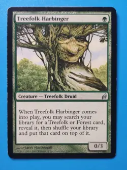 MTG 1x Treefolk Harbinger LP Lorwyn Magic - Image 1