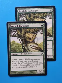 MTG 1x Treefolk Harbinger LP Lorwyn Magic - Image 2