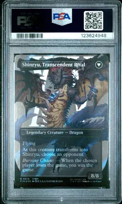 4948 Zenos yae Galvus Shinryu 2025 MTG Final Fantasy #0529 Surge Foil PSA 10 - Image 2