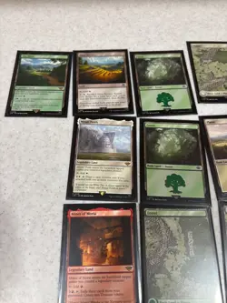 Lord of the Rings Magic the Gathering Lands NEW MInt lot of 41 #2 - Image 2