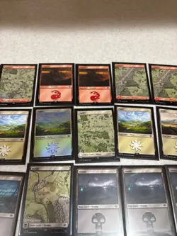 Lord of the Rings Magic the Gathering Lands NEW MInt lot of 41 #2 - Image 5