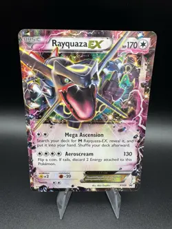 Rayquaza EX XY69 Ultra Rare Holo Pokemon Black Star Promo - Image 1