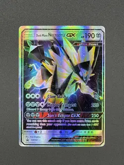 Pokemon Dusk Mane Necroza GX SM102 (Moderately Played) - Image 1