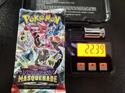 Pokemon Twilight Masquerade Booster Pack Sealed 22.39g 3.68mm - Image 1
