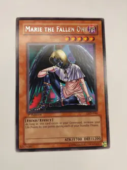 Yu-Gi-Oh! Marie the Fallen One LON-046 1st Edition Rare VLP - Image 1