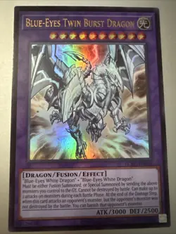 Blue-Eyes Twin Burst Dragon LCKC-EN058 Legendary Collection Kaiba Unlimited - Image 1