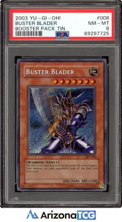 Yu-Gi-Oh! 2003 Buster Blader BPT-008 Holo Tin Promo PSA 8 - Image 1