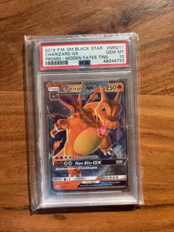 Charizard GX Hidden Fates Promo Card SM211 PSA 10 - Image 1