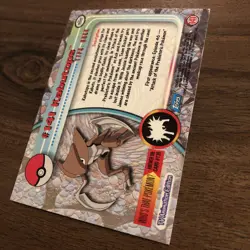 #141 Kabutops Rainbow Foil Topps TV Animation Series 3 Pokemon Card 2000 - Image 5