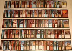 Vintage 1997 MTG Magic the Gathering Tempest 1000 Card Collection Lot - Image 4