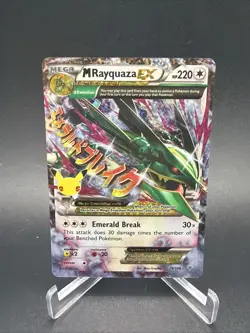 Mega M Rayquaza EX Holo Card 76/108 2021 Celebrations Classic Collection - Image 1