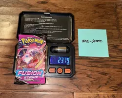 23.79g ???? EXTRA CARDUUU Pokemon FUSION STRIKE ?? ERROR Booster Pack New Sealed - Image 1