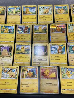 (30) Pikachu CARDS LOT VTG HOLO Raichu Stamped Red Cheeks Pichu - Image 3