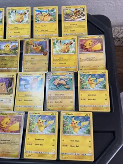 (30) Pikachu CARDS LOT VTG HOLO Raichu Stamped Red Cheeks Pichu - Image 4