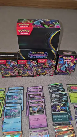 Pokemon Mega Evolution Phantasmal Flames Card Lot w boxes - Image 2