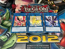Yugioh 3 Cards: Knightmare Unicorn Phoenix Gryphon GEIM-EN050 EN051 EN041 - Image 1