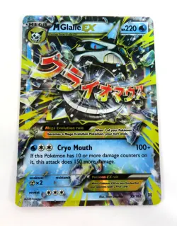 Pokemon Mega M Glalie EX Holo Card 35/162 Breakthrough Pack Fresh NM Mint - Image 1