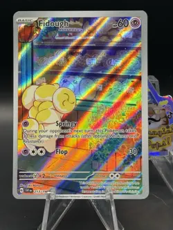 Pokemon TCG Fidough Illustration Scarlet and Violet Base Set Card 213/198 - Image 1