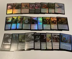 Magic The Gathering MTG Card Lot Of 25 . Lot #190 . ALL FOILS.Start At Low Price - Image 1