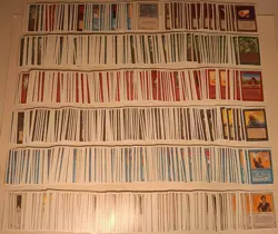 Vintage 1993 MTG Magic the Gathering Unlimited Edition 940 Card Collection Lot - Image 1