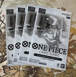 4x One Piece Card Game Store Tournament Packs 2025 Vol 1 English Sealed AUC2 - Image 1