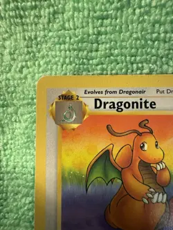 NM Pokemon Card Fossil Set Dragonite 19/62 Non Holo WOTC - Image 3