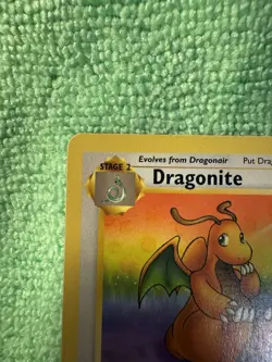 NM Pokemon Card Fossil Set Dragonite 19/62 Non Holo WOTC - Image 4