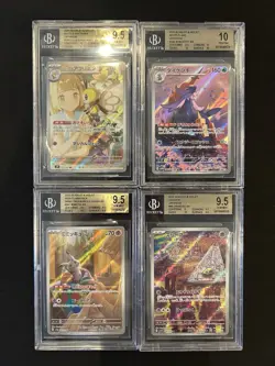 BGS 10 9.5 Pokemon Card 151 Japanese Ar Art Rare 4Card Set Bulk Different Types - Image 1