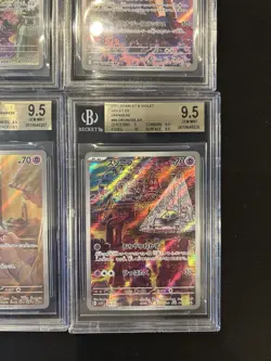 BGS 10 9.5 Pokemon Card 151 Japanese Ar Art Rare 4Card Set Bulk Different Types - Image 5
