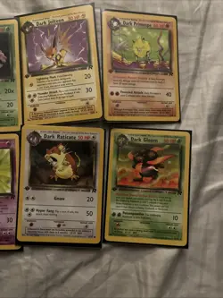 Set of 1st Edition Dark Pokemon TCG Cards - Image 2