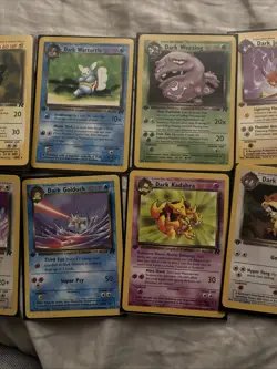 Set of 1st Edition Dark Pokemon TCG Cards - Image 3