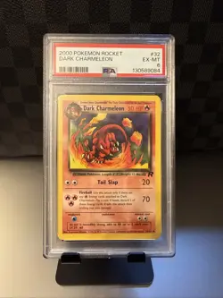 Pokemon Dark Charmeleon #32 Team Rocket 2000 PSA 6 WOTC Vintage Non-Holo Card - Image 1