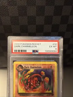 Pokemon Dark Charmeleon #32 Team Rocket 2000 PSA 6 WOTC Vintage Non-Holo Card - Image 2