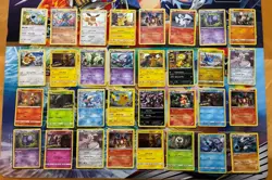 Vintage & Modern Pokemon Card Lot Promo Holo Eevee Greninja Pikachu 32 Cards - Image 1