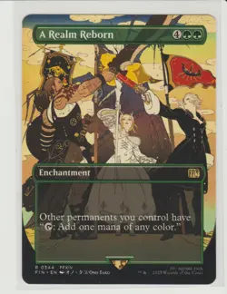 A Realm Reborn Borderless Rare MtG Card FIN 344 Final Fantasy - Image 1