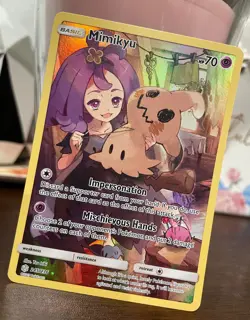 Pokemon TCG Mimikyu 245/236 Alt Art Card Secret Rare Sun Moon Cosmic Eclipse NM - Image 1