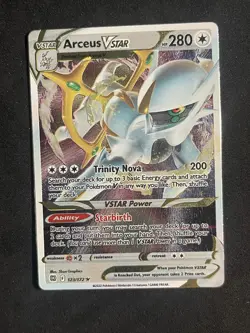 Arceus VSTAR - (Metal Card) 123/172 Miscellaneous Cards & Products Holo NM - Image 1