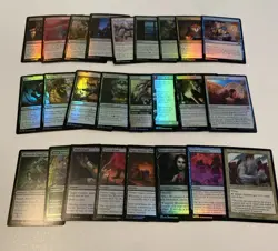 Magic The Gathering MTG Card Lot Of 25 . Lot #186 . ALL FOILS.Start At Low Price - Image 1