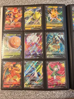 (9) Pokemon V Card Lot Near Mint Infernape Charizard & More (SEE PIC) - Image 1