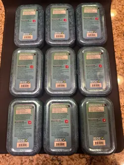 Set of 9 EMPTY Pokemon TCG Kanto Friends Mini Tins - No cards / Coins - Image 3