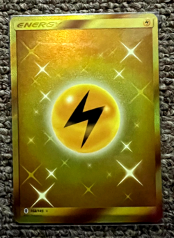 ENERGY 168/145 HOLO LIGHTNING ENERGY SM-GUARDING RISING POKEMON CARD NM - Image 1