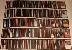Vintage 1998 MTG Magic the Gathering Stronghold 840 Card Collection Lot - Image 1