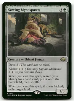 Sowing Mycospawn #170 MTG Modern Horizons 3 NM X1 - Image 1