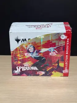MAGIC THE GATHERING MTG MARVEL SPIDER-MAN COLLECTOR BOOSTER BOX 12 PACKS SEALED - Image 1