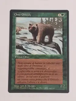 MTG Grizzly Bears (Italian Revised (BB)/Green/C) - BGM - Image 1