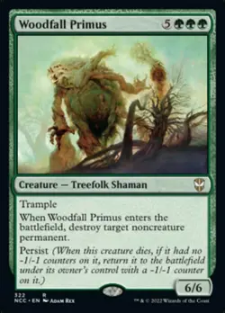 Woodfall Primus - Commander: Streets of New Capenna #322 MTG Magic The Gathering - Image 1