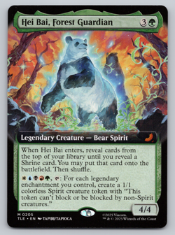 Hei Bai, Forest Guardian Extended Art - MTG- Avatar: The Last Airbender TLA - Image 1