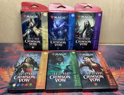 Magic the Gathering Innistrad Crimson Vow Theme Booster Set 6 Box Lot - New - Image 1